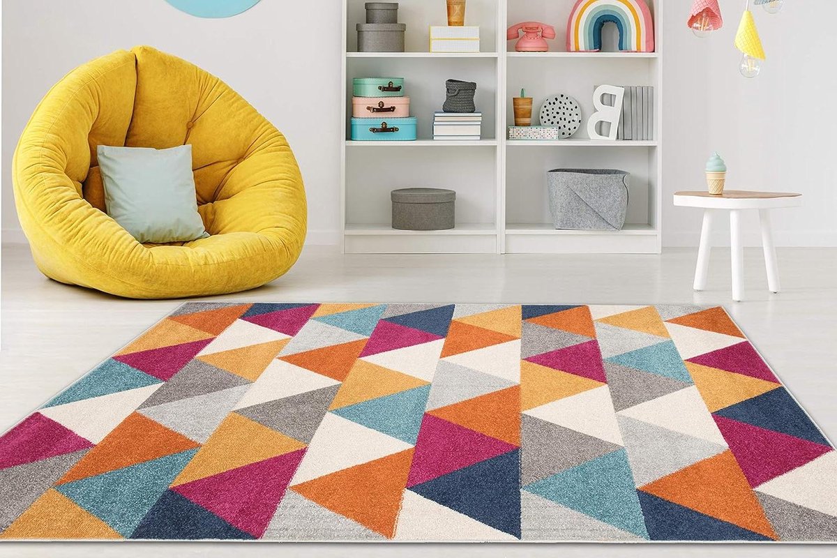 Vloerkleed Modern - Geometrisch Tapijt - Woonkamer Decoratie - Geschikt voor Vloerverwarmi