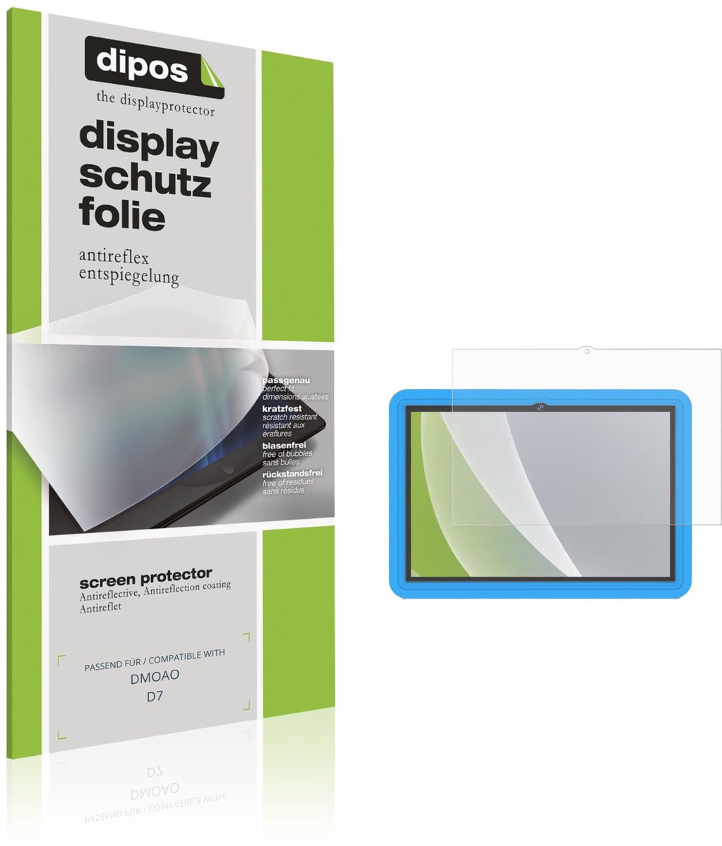 dipos – 2x Matte Beschermfolie geschikt voor DMOAO D7 | Krasbestendige & antireflecterende Screenprotector Ultra-Thin