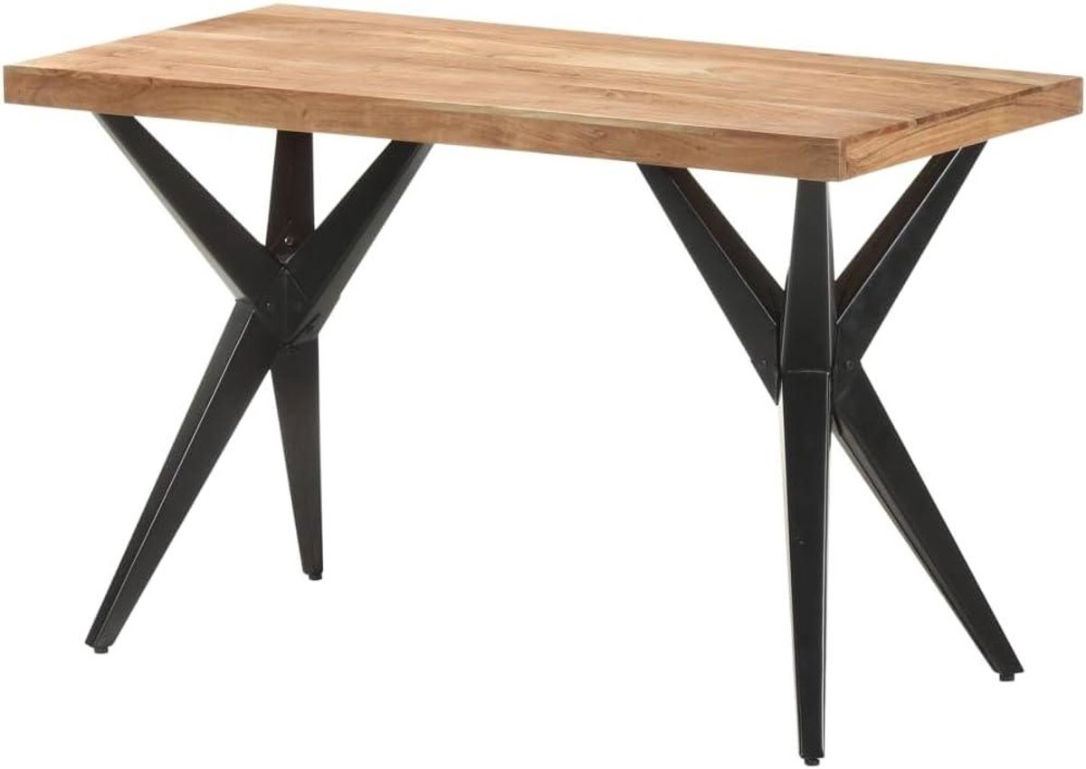 Eettafel Hout - Keukentafel Bartafel - Gezellig Tafelen - Massief Acaciahout - 120x60x76 cm - Bruin