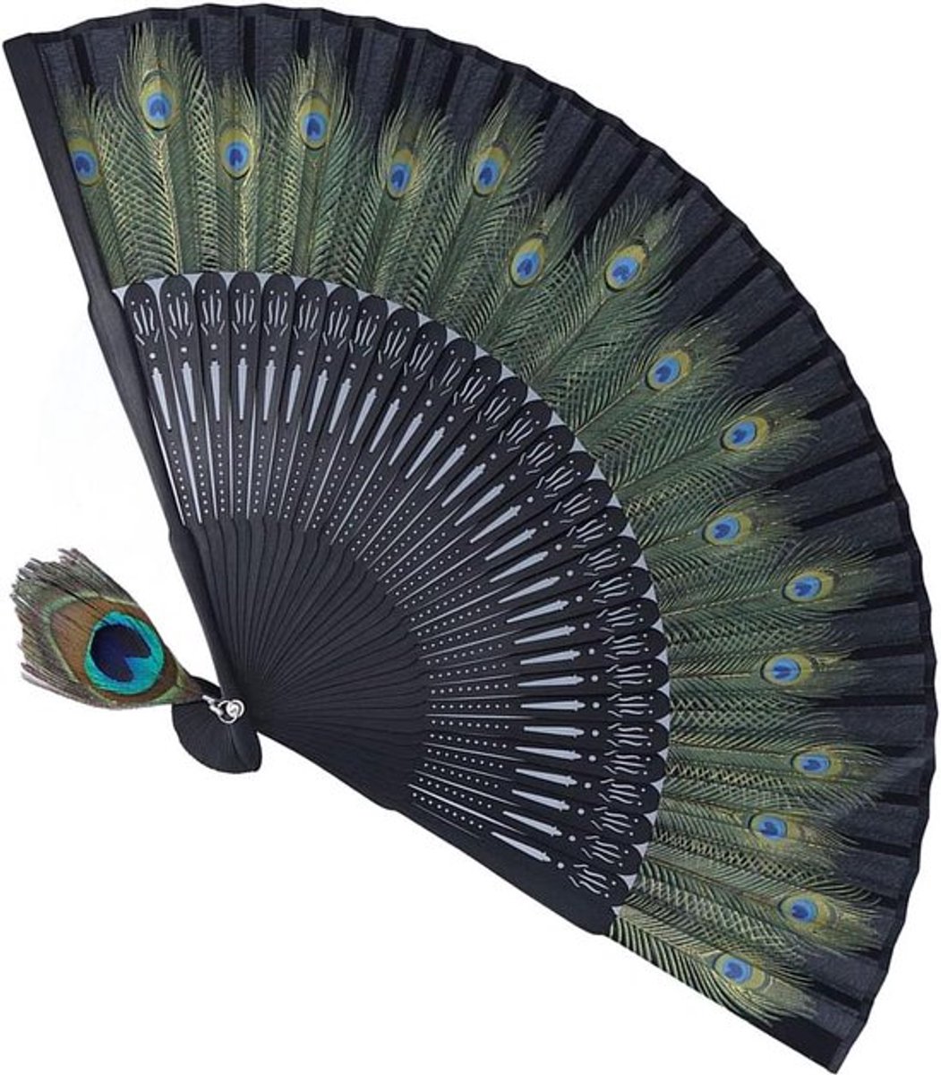 Bamboe ventilator - opvouwbare ventilator voor dansvoorstellingen - draagbaar en veelzijdig .