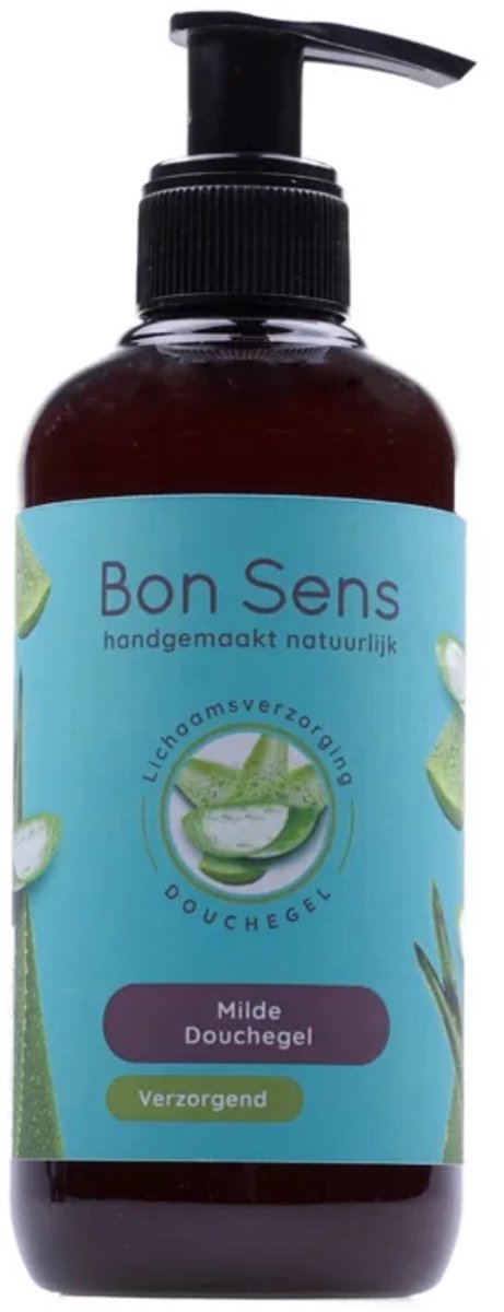 Le Bon Sens Douchegel Lentefris 250 ml - voor alle huidtypen, voor dagelijks gebruik, zacht schuimende formule, met aloë vera