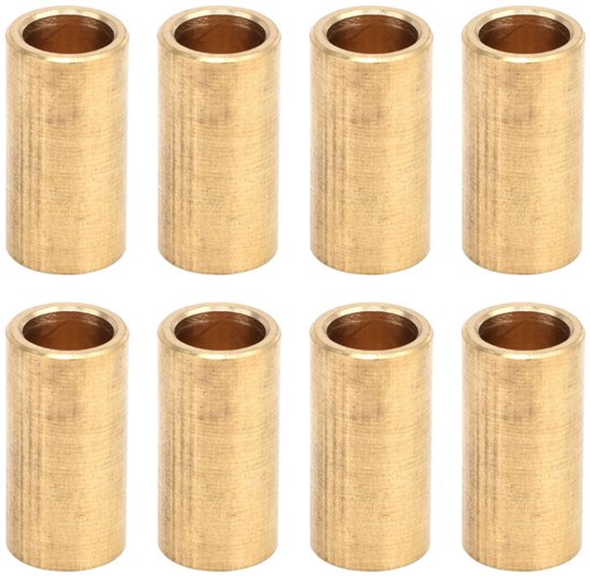 8 stuks bronzen bushing slijtvast kenmerk koper vlakke lagerhuls 8mm x 11mm x 22mm voor elektrische apparatuur