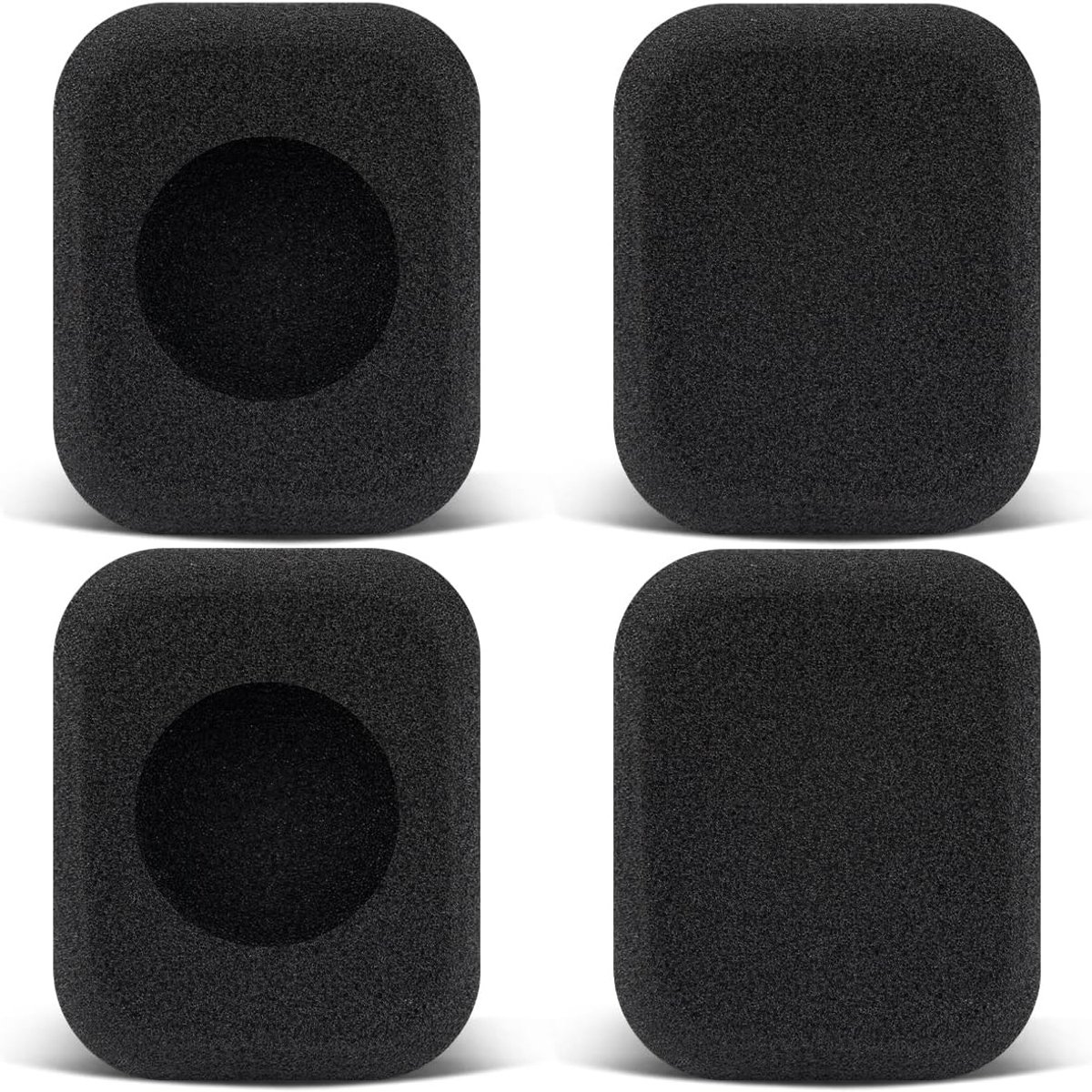 Set van 4 Vervangende Oorkussens voor Bang & Olufsen Beoplay Form 2/2i Hoofdtelefoon, Zachte en Duurzame Schuimrubber Oorkussens met Hoge Dichtheid
