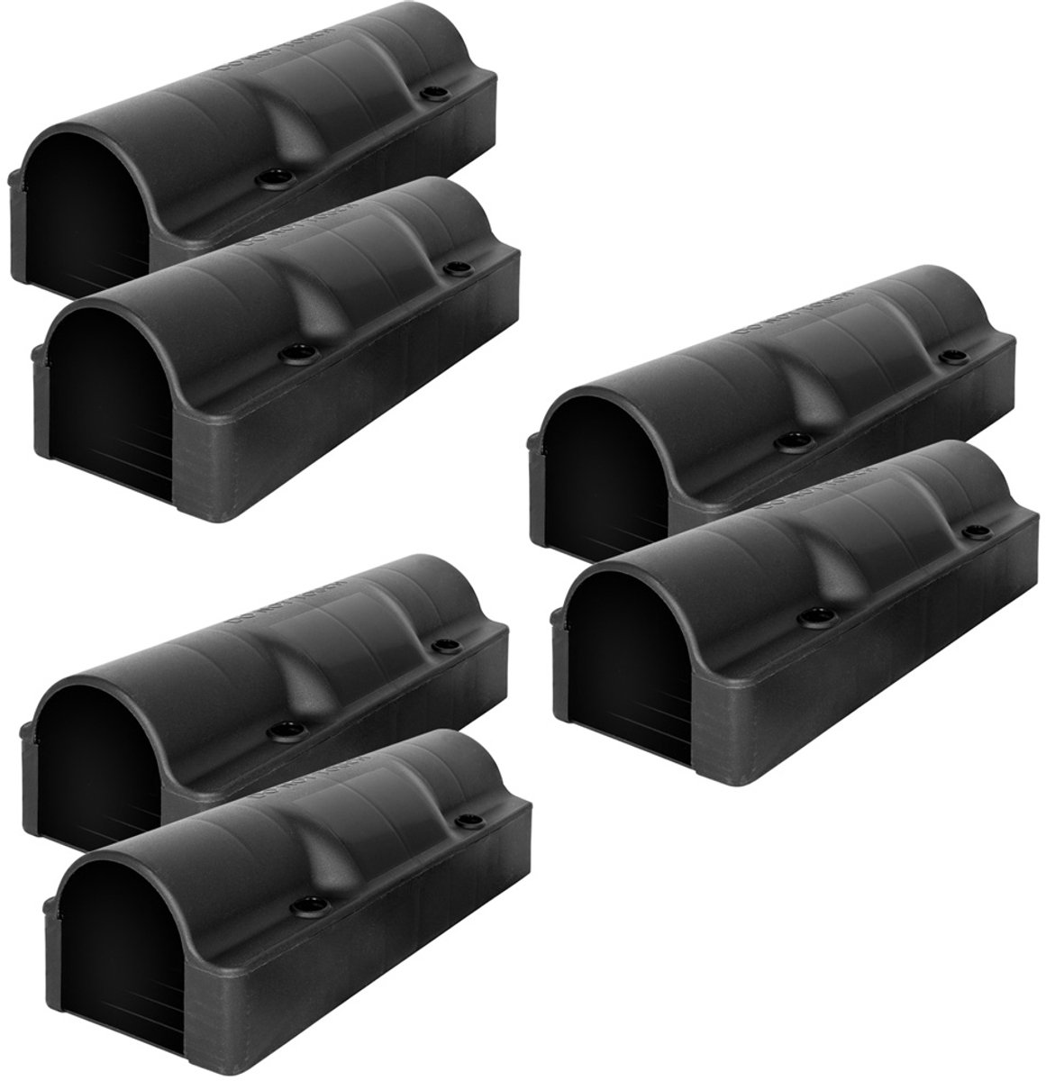 6x Aasstation Rattenset Aasboxbuis Tuin Muizenval Muizen Rattenaasbox Rattenaasstation Rattenval Kinderen Huisdierveilige aasbox Petigi