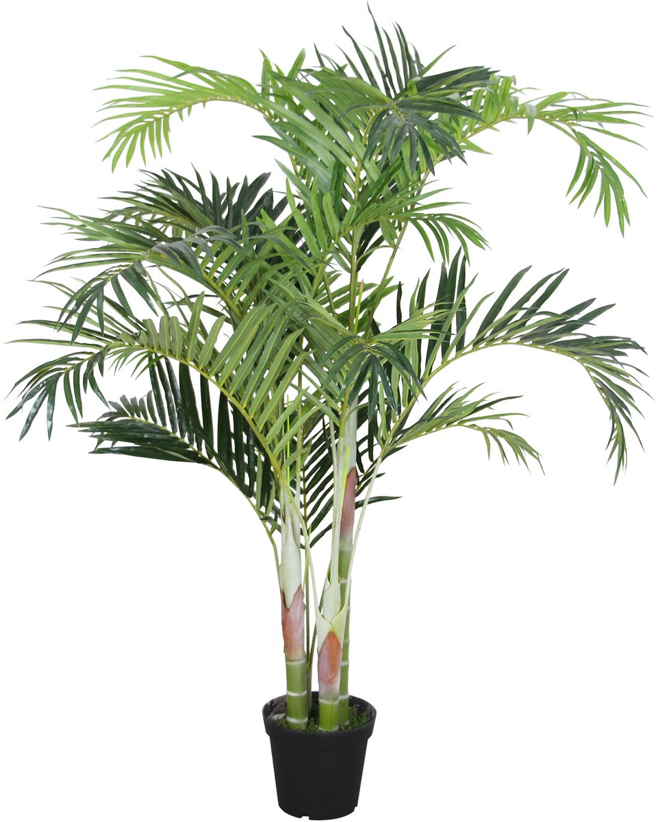 Grote kunstpalm, kunstplant, realistische arecapalm, 170 cm hoog, balkondecoratie, Decovego