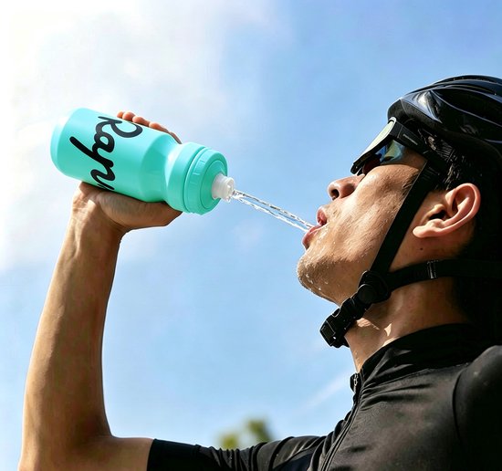 Bidon 610ml Fiets - ice Blauw - Lichtgewicht Sportfles BPA-vrij - Fitness Waterfles - Geschikt voor Alle Bidonhouders - Vaatwasbestendig - Shakebeker - Recyclebaar & Sterk - Fietsaccessoires — afbeelding 3