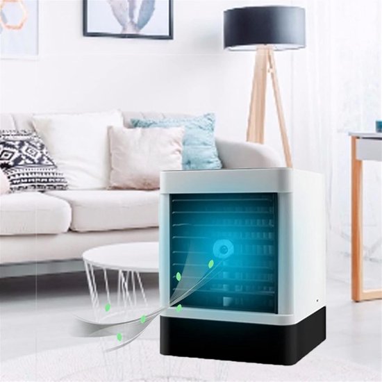 Draagbare Airco - Persoonlijke Koeler - Ruimte Koelen - Met Water Tank - Compact Formaat - Wit — afbeelding 4