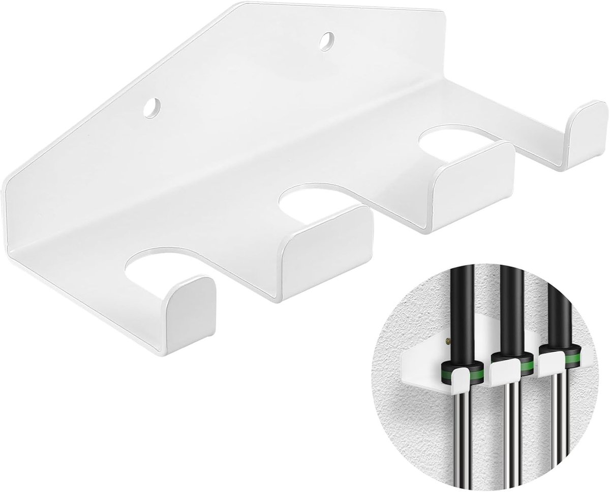 Verticale Wandbeugel voor Olympische Halter - Opbergrek voor Thuisfitness, Garage Gym en Sportaccessoires met Hangopslag