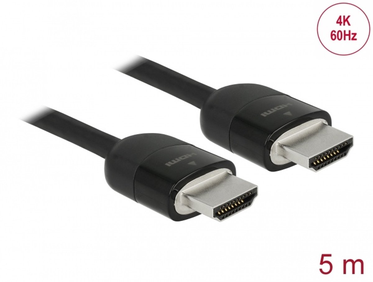 Delock Premium HDMI Cable 4K 60 Hz 5 m