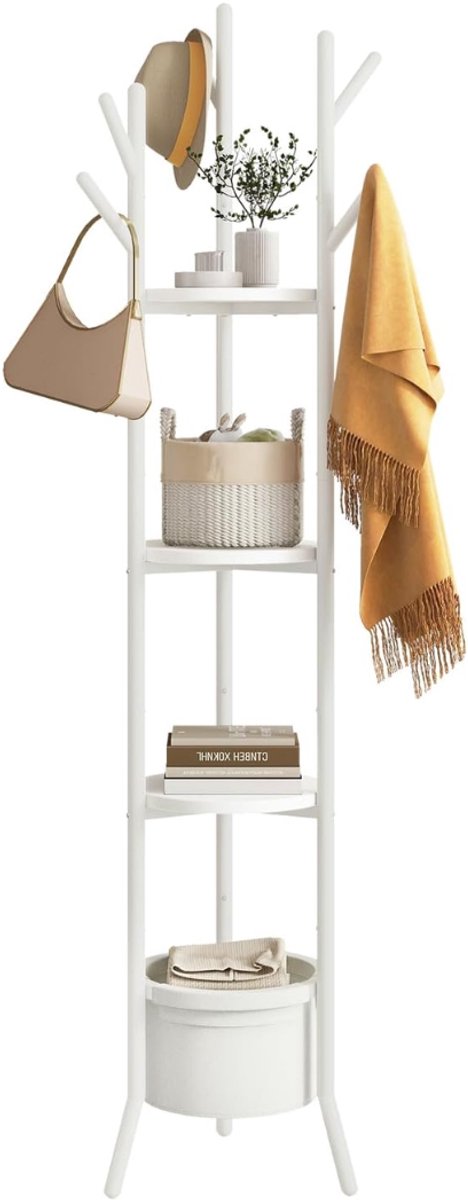 CLGP® Kledingrek Metaal - Kledinghangers - Dressboy -Wit