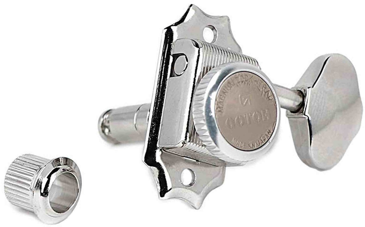 Gotoh SD90-MG-T Machine Heads, set gitaarmechanieken, 3x links, 3x rechts Nickel
