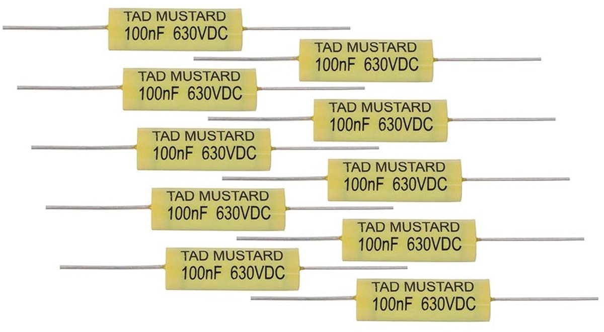 TAD VMC100/10  Mustard condensator 0.100 µF, 10-pack