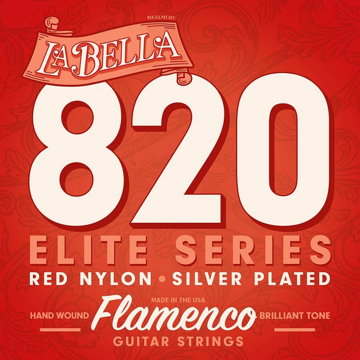 La Bella L-821 E-1 snaar, red nylon