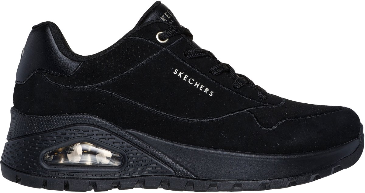 Skechers art 155135 BBK UNO RUGGED-CHILLPROOF Dames Sneakers - Zwart