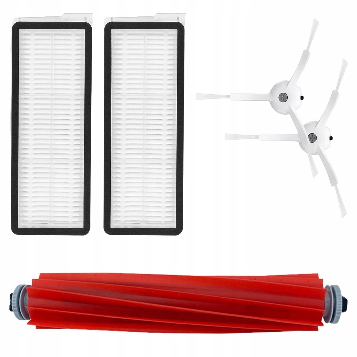AreoSe - Onderhoudsset met filters en borstels voor Roborock Q Revo Pro / S / MaxV / Pro - biały