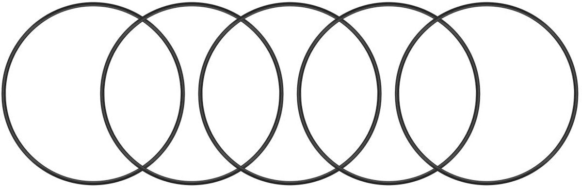 sourcing map 10x O-ring nitrilrubber rubber 123,8mm x 130mm x 3,1mm dichtingsringen dichting DE de