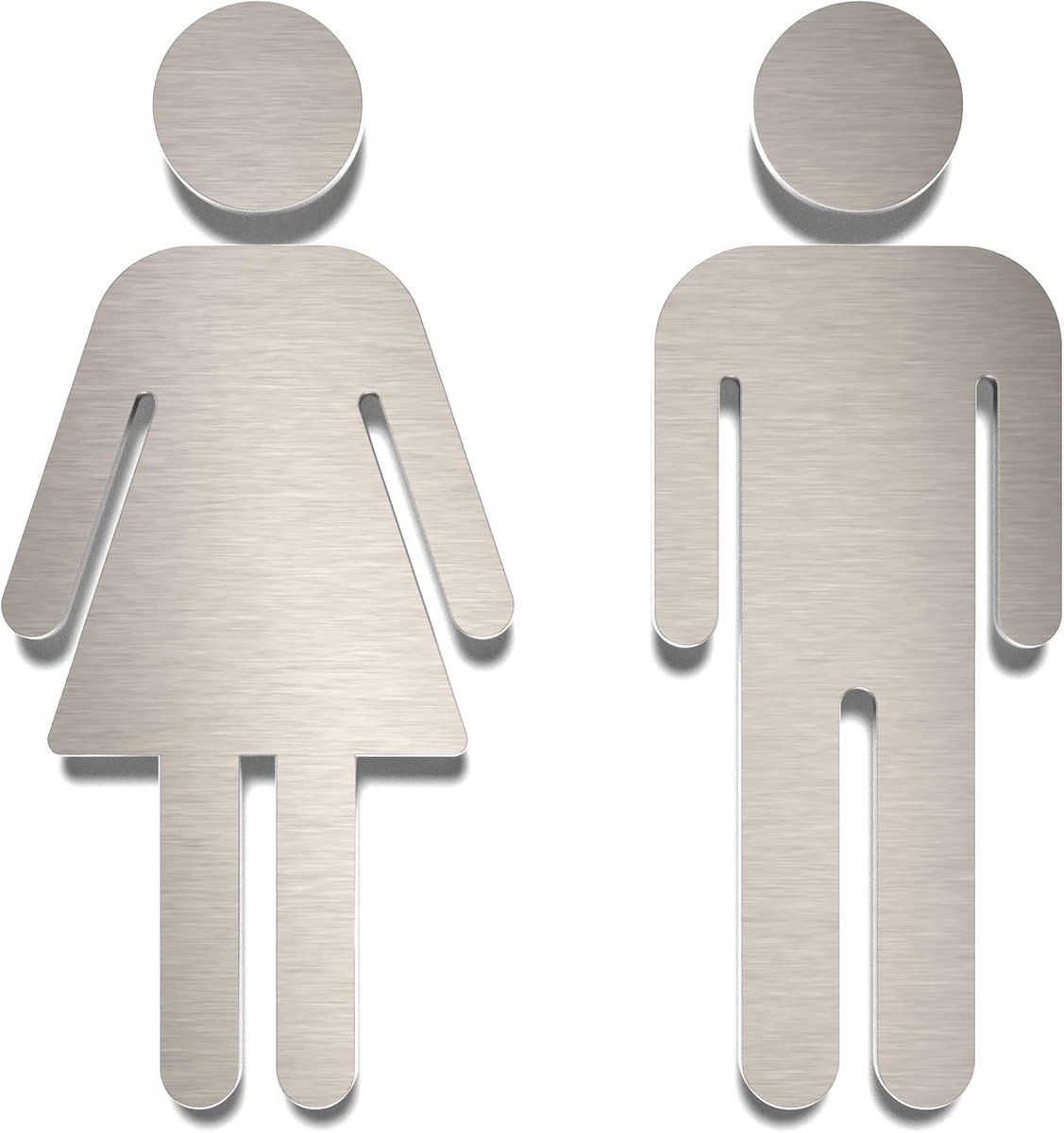 wc-bordset, zelfklevend en onderhoudsvriendelijk, design toiletbordjes ST-06-E