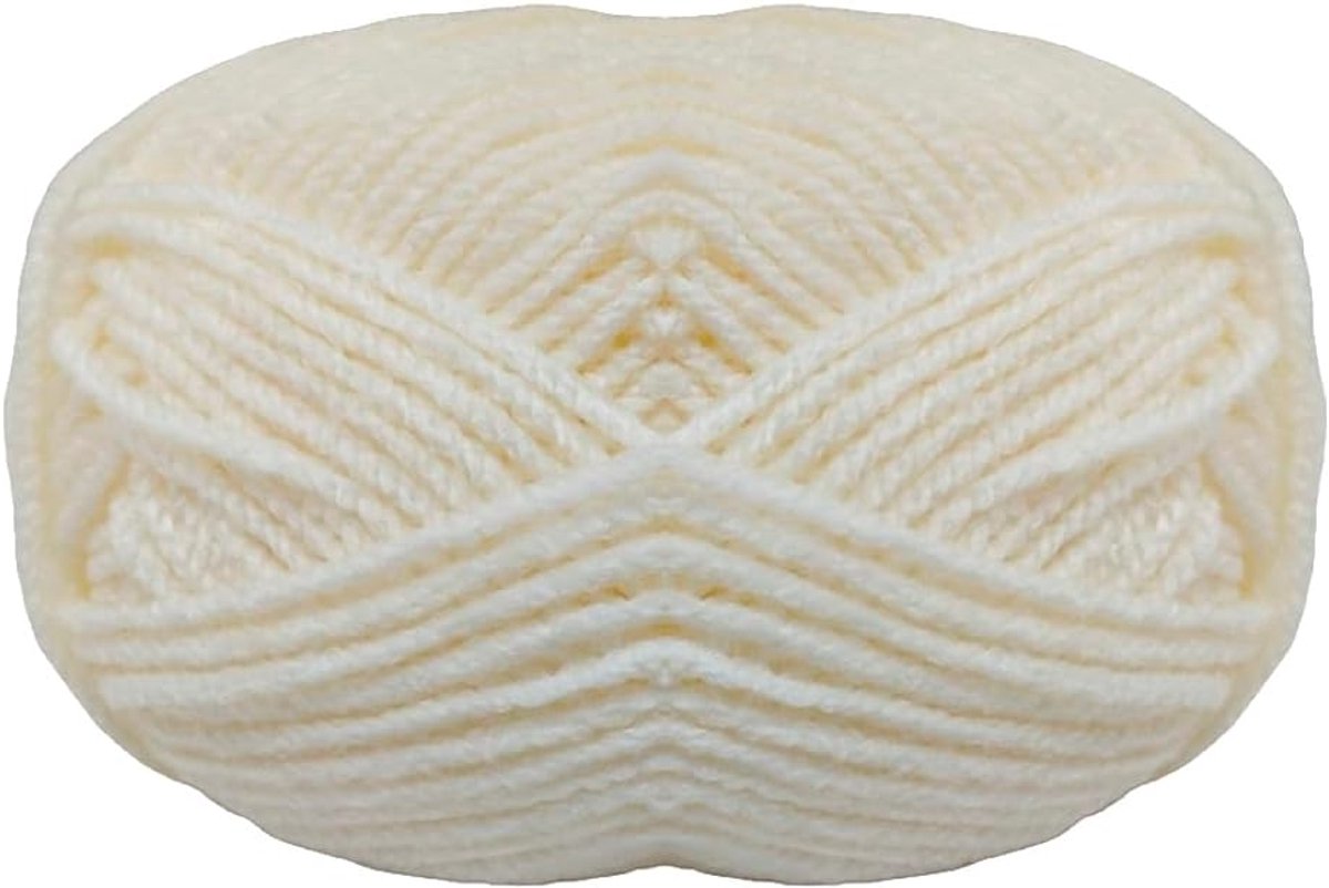 100 g - 120 meter, haakwol, breiwol, acrylwol, knutselwol, haakwol, breiwol (1, vanille 103)