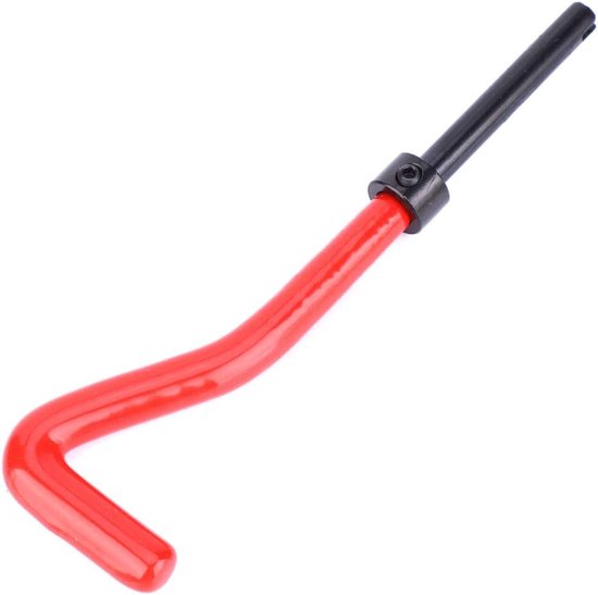 Schroefdraadreparatieset, 20-delig. M8x1 tapset van roestvrij staal, schroefdraadreparatieset voor binnendraad om de inzethuls te repareren, typische toepassingen voor hoogspanningsschakelaars — afbeelding 5