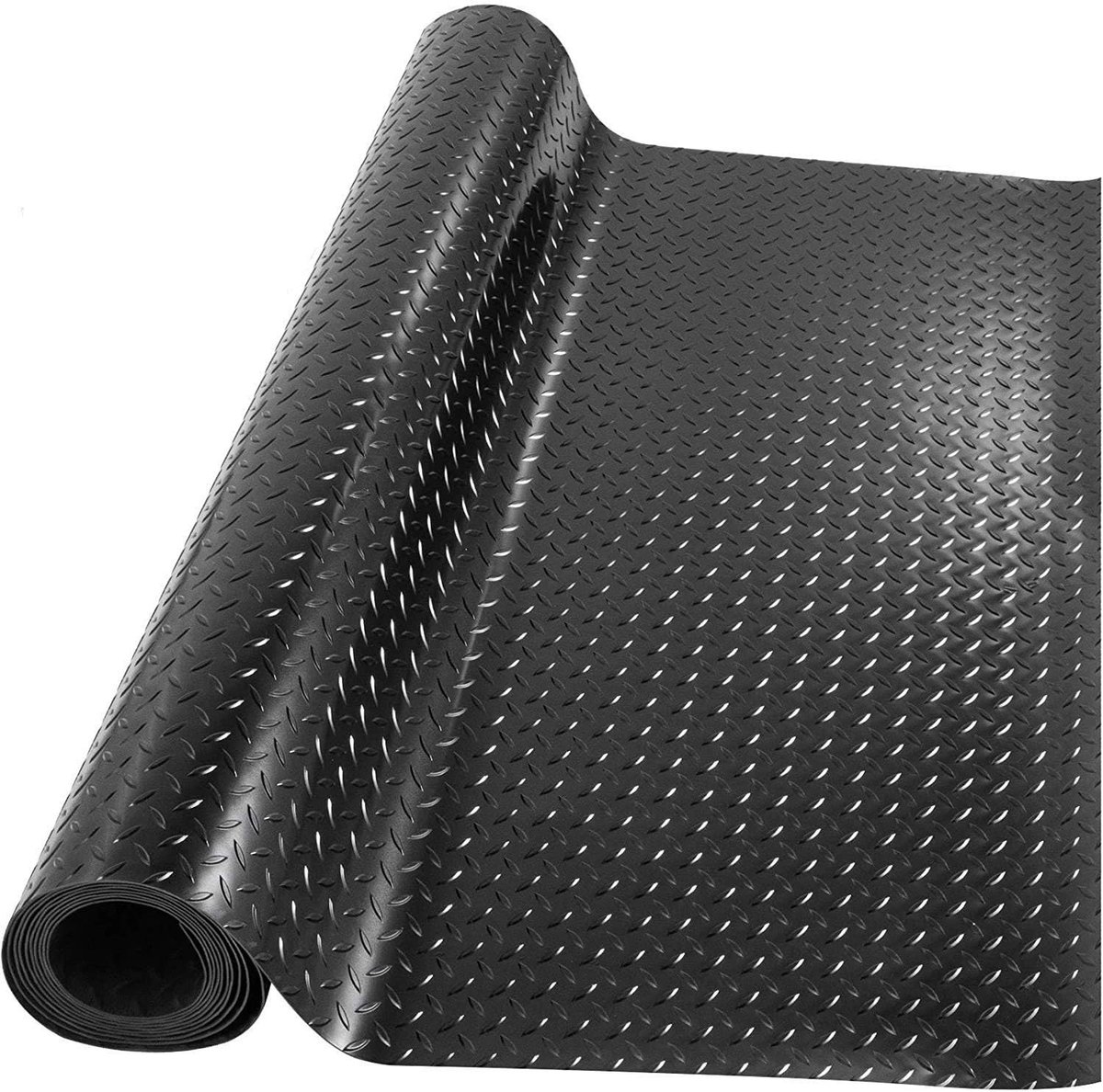 uyoyous Rubberen mat 500 x 100 cm rubbermatten per meter vloermat beschermingsmat rubberen loper antislip vloerbedekking rubberen vloerbeschermingsmat garagevloeren fitnessstudio's matten, dikte: 3 mm