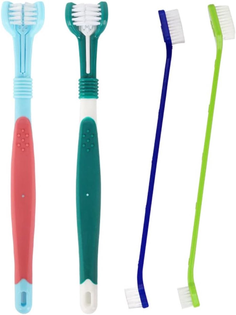 Tandenborstel voor huisdieren, tandenborstel, hond, vinger, tandenborstel, siliconen, voor honden, vingertandenborstel, voor huisdieren, honden en katten, verbetert de mondhygiëne
