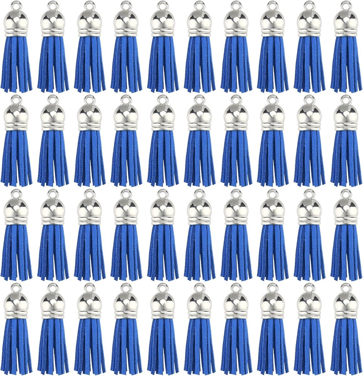 Kwastjes Sleutelhangers van Leer, Charme Sleutelhanger Decoratie Met Koorduiteinden Voor Tas Decoratie Doe-Het-Zelf Handwerk