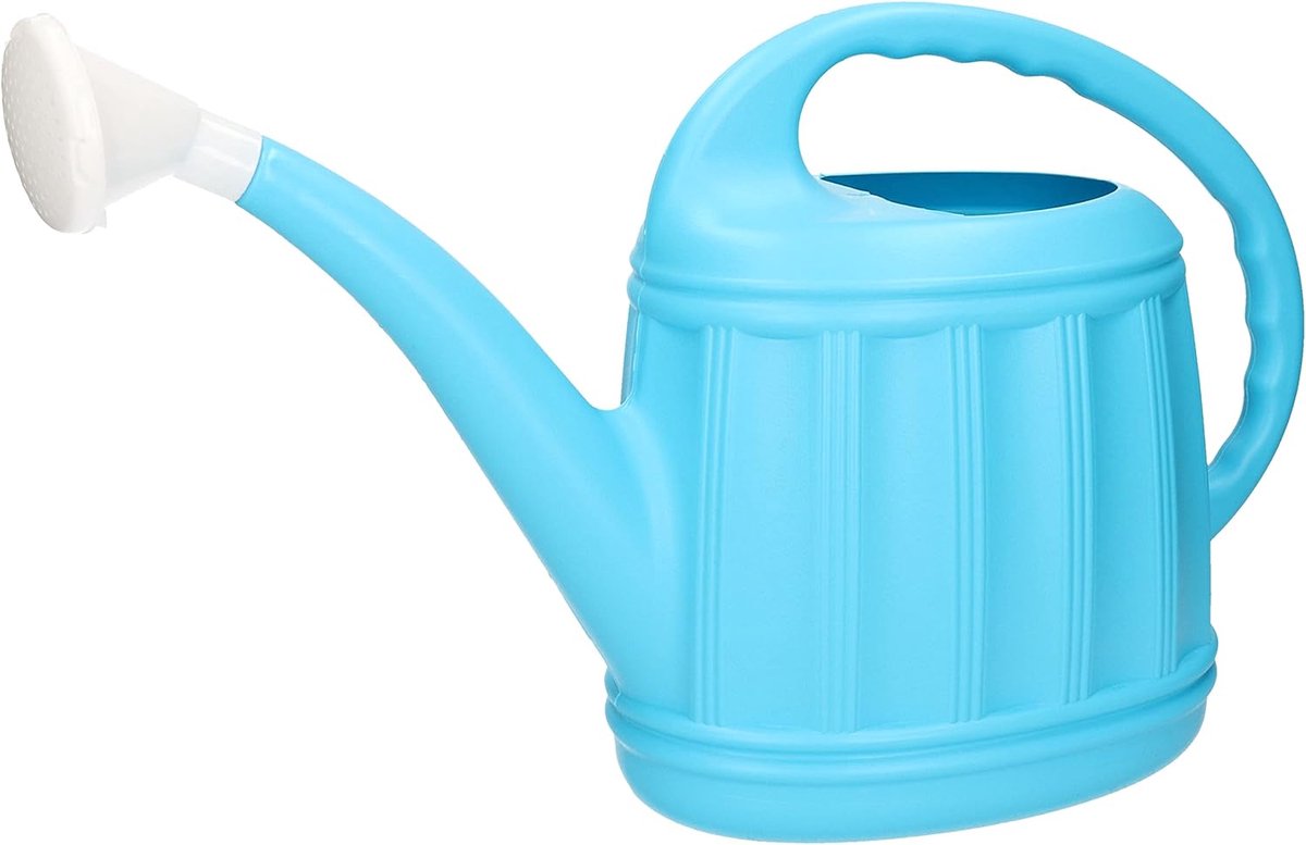 Hogar Gieter - lichtblauw - kunststof - met broeskop - 5 l