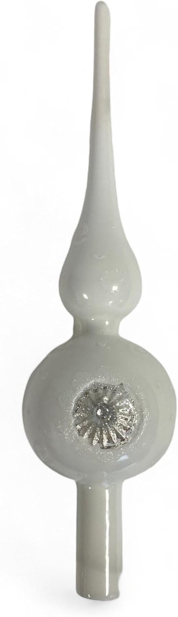 Piek van glas 27 cm - Wit