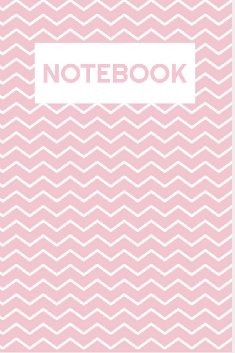 Zigzag Notebook with Lined Paper: Simple Notebook