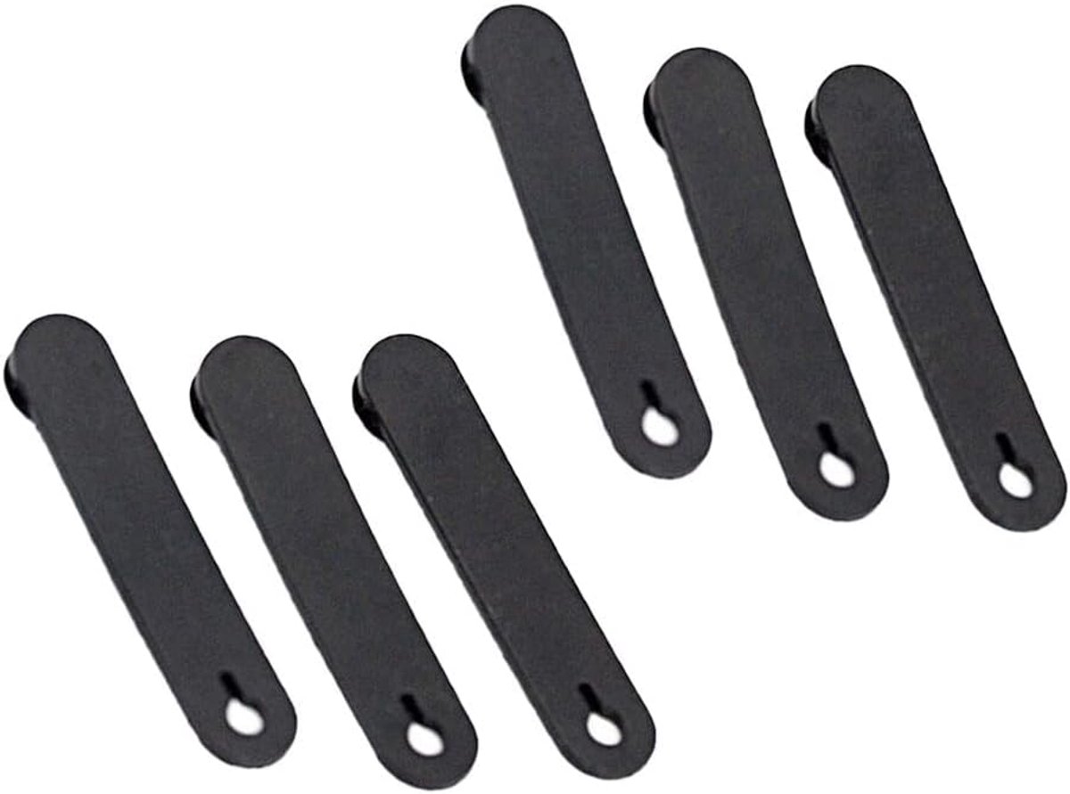Kabelbinders voor motorfiets, rubber, 64 x 14 mm, kabelbinders, rubberen kabelorganizer, houder, koppeling, gaspedaal, kabelboom, bevestiging, kabelmanagement, kabelbinders voor motorfiets, auto, 6