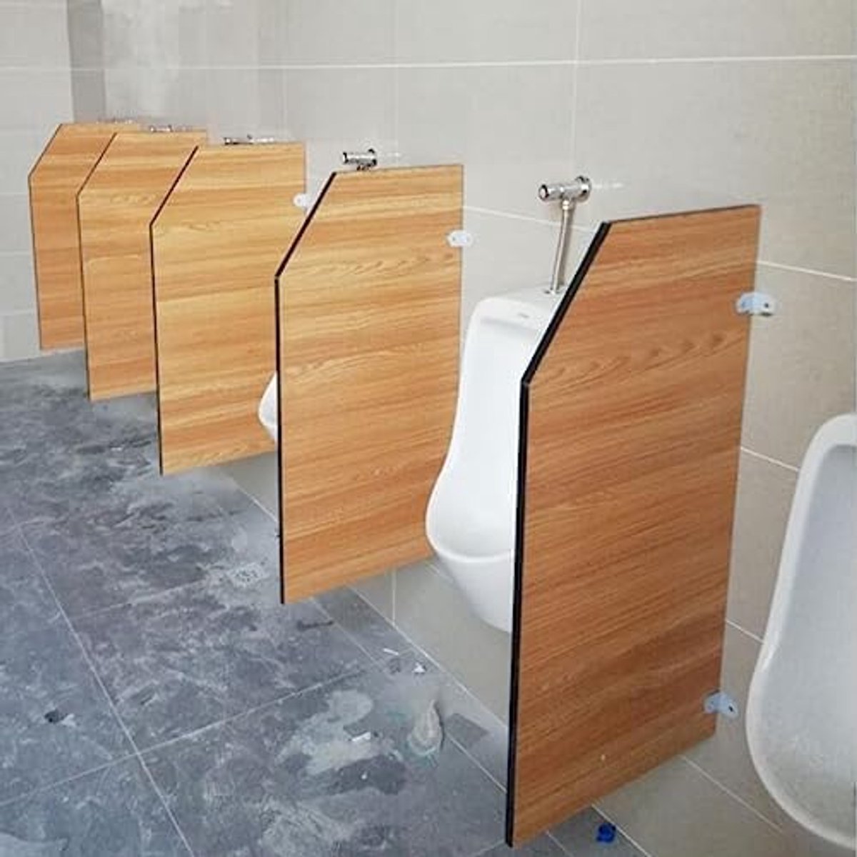 Urinoirscherm Toiletverdeling, Urinoirscheidingsscherm, Geschikt voor scholen, openbare plaatsen (2pcs )