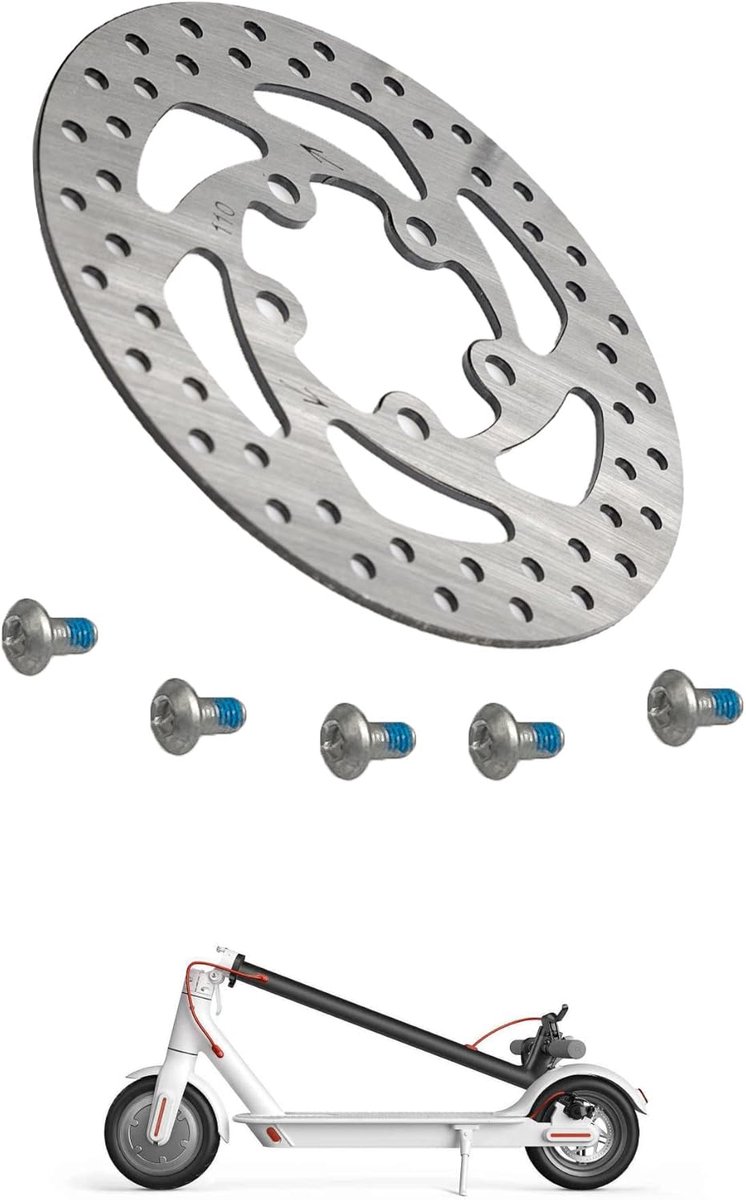110 mm remschijf voor Xiaomi M365 1S voor Mi 3 Roestvrijstalen remblokken voor elektrische scooter Scooterremonderdelen Reserveonderdeel