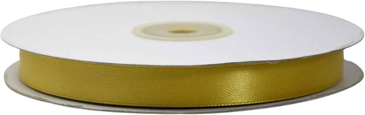 satijnlint 15 mm rol 50 m lint satijn (goud)