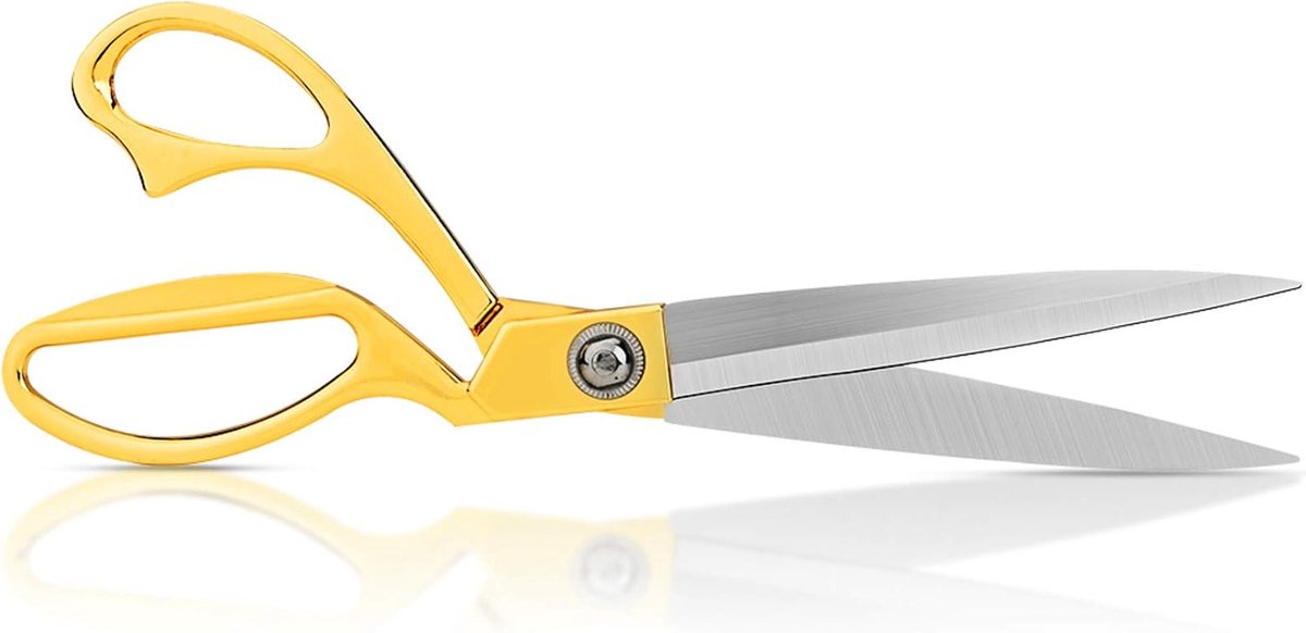 Duty Naaischaar 10 inch - Professionele Roestvrij Staal Gouden Kleerschaar voor Stof Lederen Kleermakerij Kleermakers Kunstenaars Studenten Naaisters