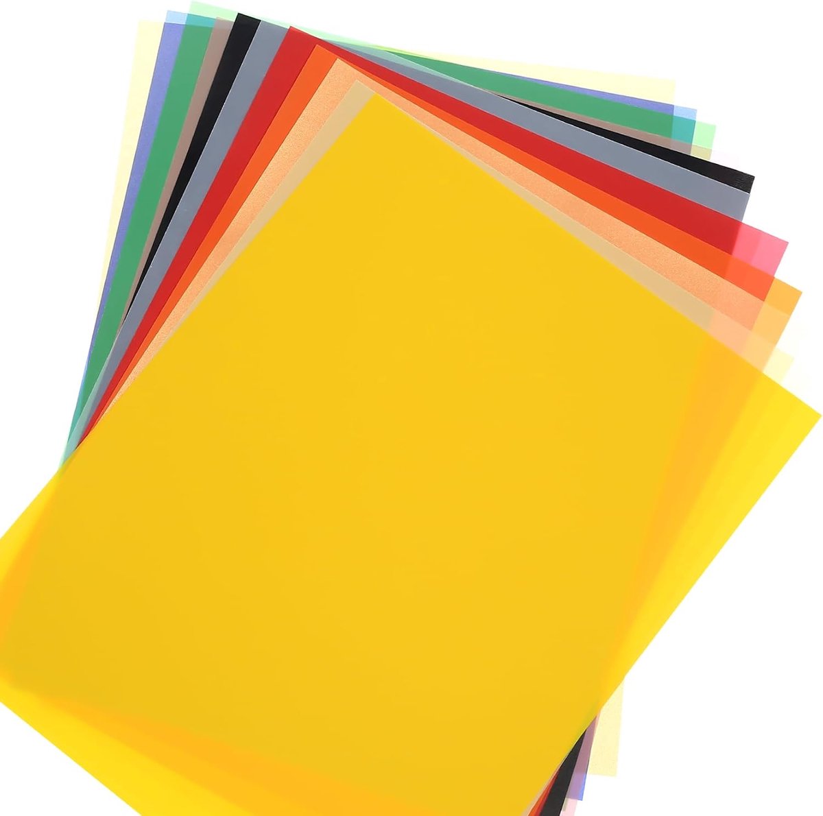 26 vellen kalkpapier, 100 g/m², DIN A4, transparant tekenpapier, voor het afdrukken van tekeningen, verpakking, scrapbooking, lantaarns, creatieve vrije tijd (13 kleuren) (26)