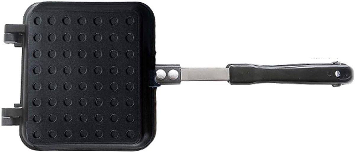 Sandwich Toaster Antiaanbaklaag Pie Iron met Stevige Handvat, Toastie Sandwich Maker Geschikt voor Elke Kookplaat