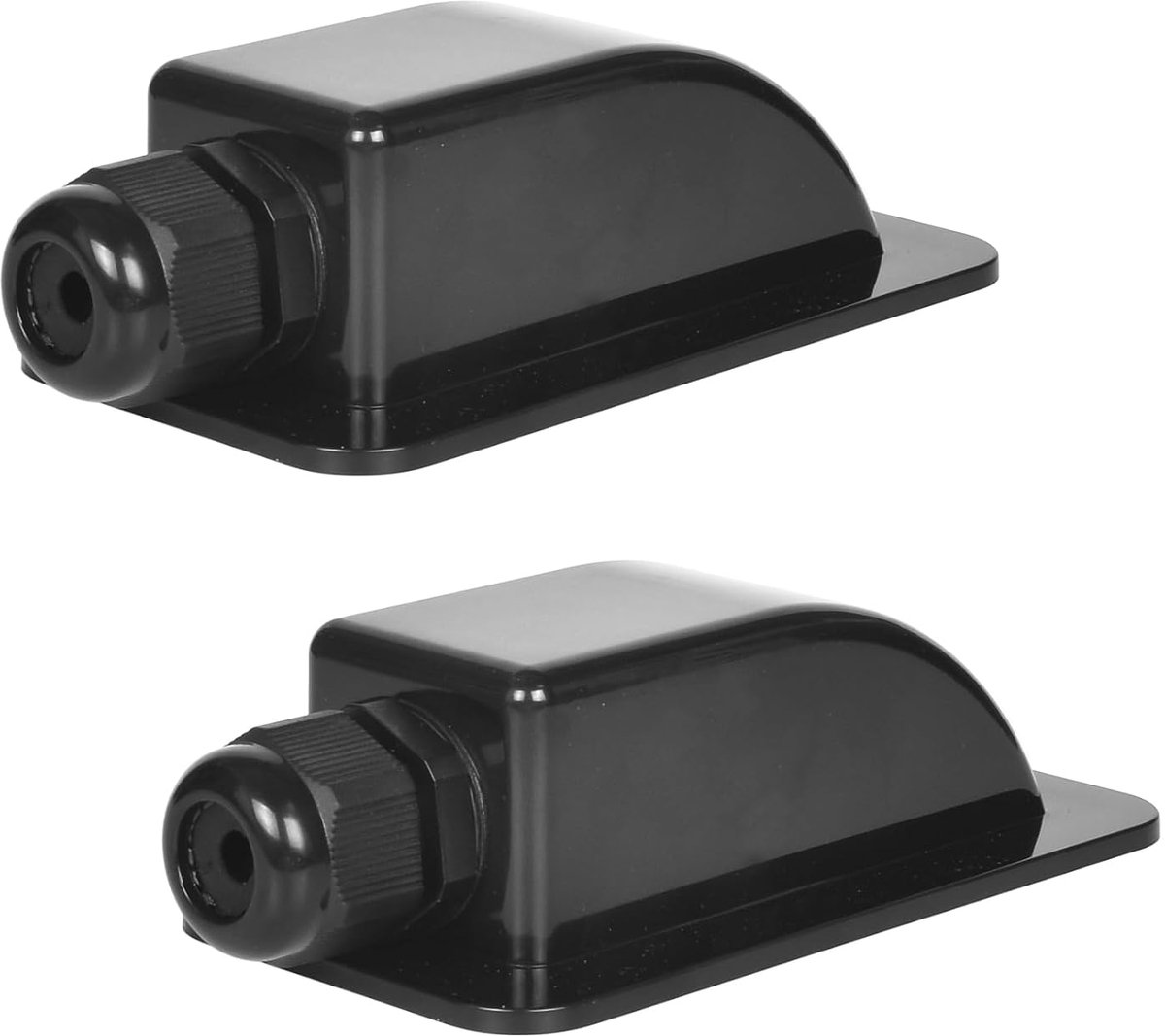 2 stuks dakdoorvoer, waterdichte ABS camper kabeldoorvoer, solarkabeldoorvoer, voor kabelbuitendiameter 3-12 mm, voor zonne-installatie, camper, caravan, boot, satellietinstallatie en airconditioning