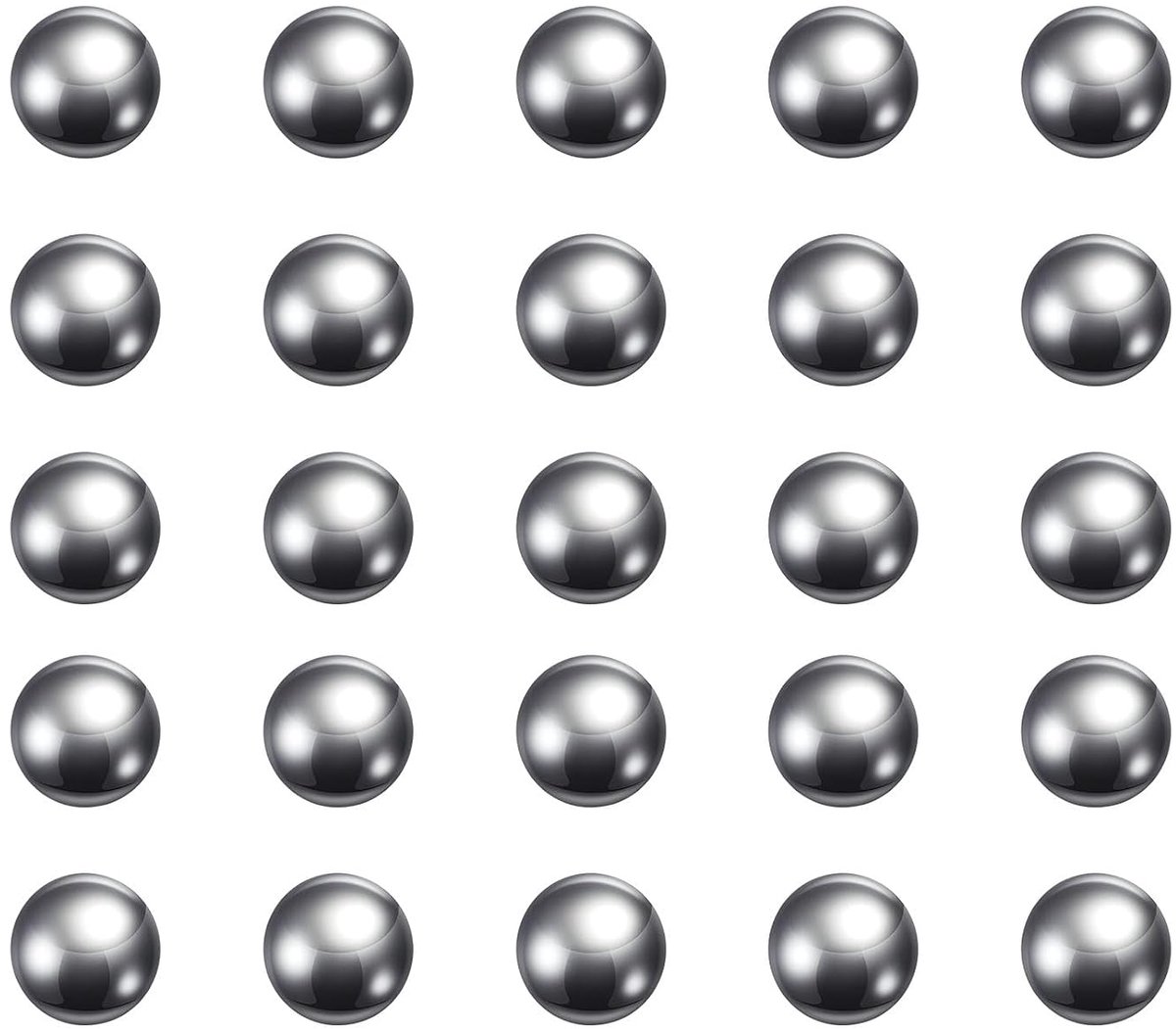 120 stuks precisie kogeltjes 5 mm diameter 316L roestvrij staal voor lagers