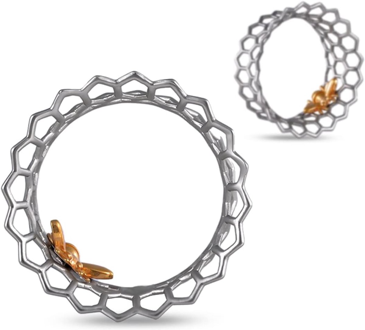 2 STKS Holle Patroon Oor Meters Dubbele Uitlopende Oor Tunnel Plug Piercing Expander Vlees Oorbel Brancard Lob Piercing Sieraden 6Mm 25mm