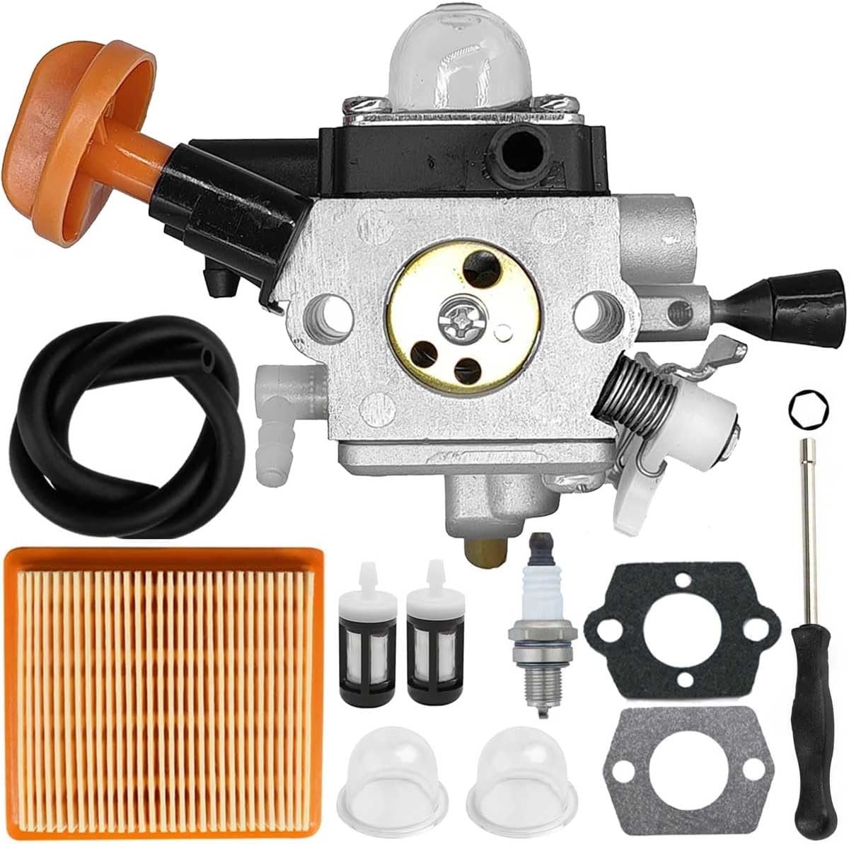 FS91 4180 120 0615 Carburateur voor Stihl FS91 FS91R FS111 FS111R | Carburateur voor Stihl FS91 FS91R FS111 FS111R HT103 HT102 KM91 KM91R KM111 KM111R FS89 FS89R Bosmaaier String Trimmer Carb