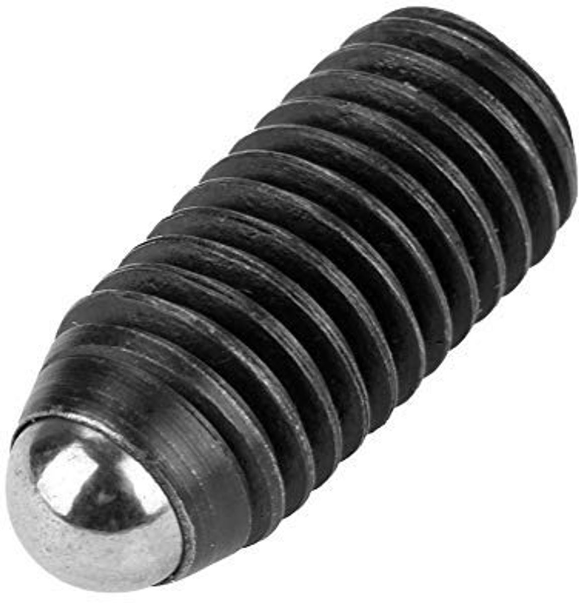 10 stuks M12 zeskant schroef koolstofstaal kogelaandrijving veer pushers set (M12 x 25) - hoogwaardige draadeindmontage voor toepassingen