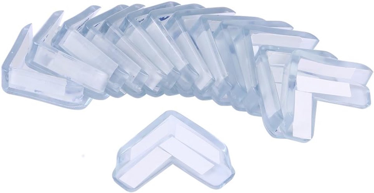 15 stuks hoekbeschermers, randbescherming, babybestendig, transparant, beschermpad, meubels, randtafel, hoekbescherming