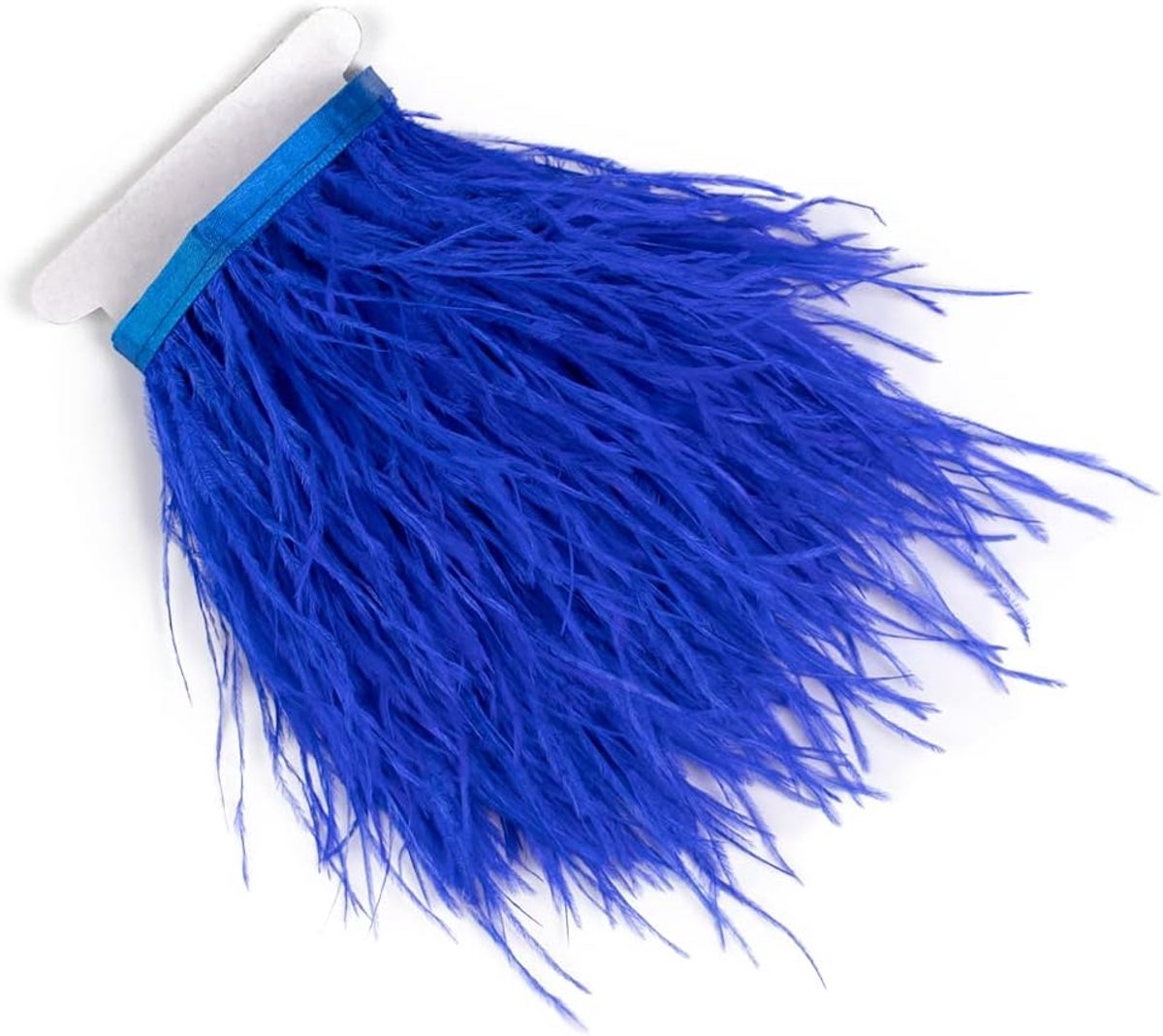 2,74 m 10,2 - 15,2 cm blauw sieraden boeket veer, franjes voor handwerk, naaien, kostuums, decoratie