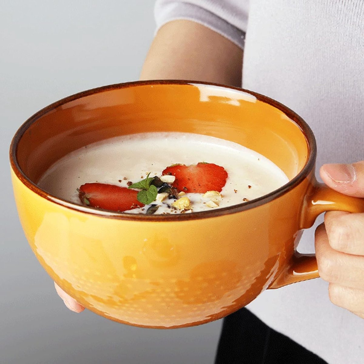 Mokken Met Handvat Grote Koffiemok XXL Keramisch 700ml Jumbo Mokken Koffie Thee Soepen Porseleinen Koffiemok