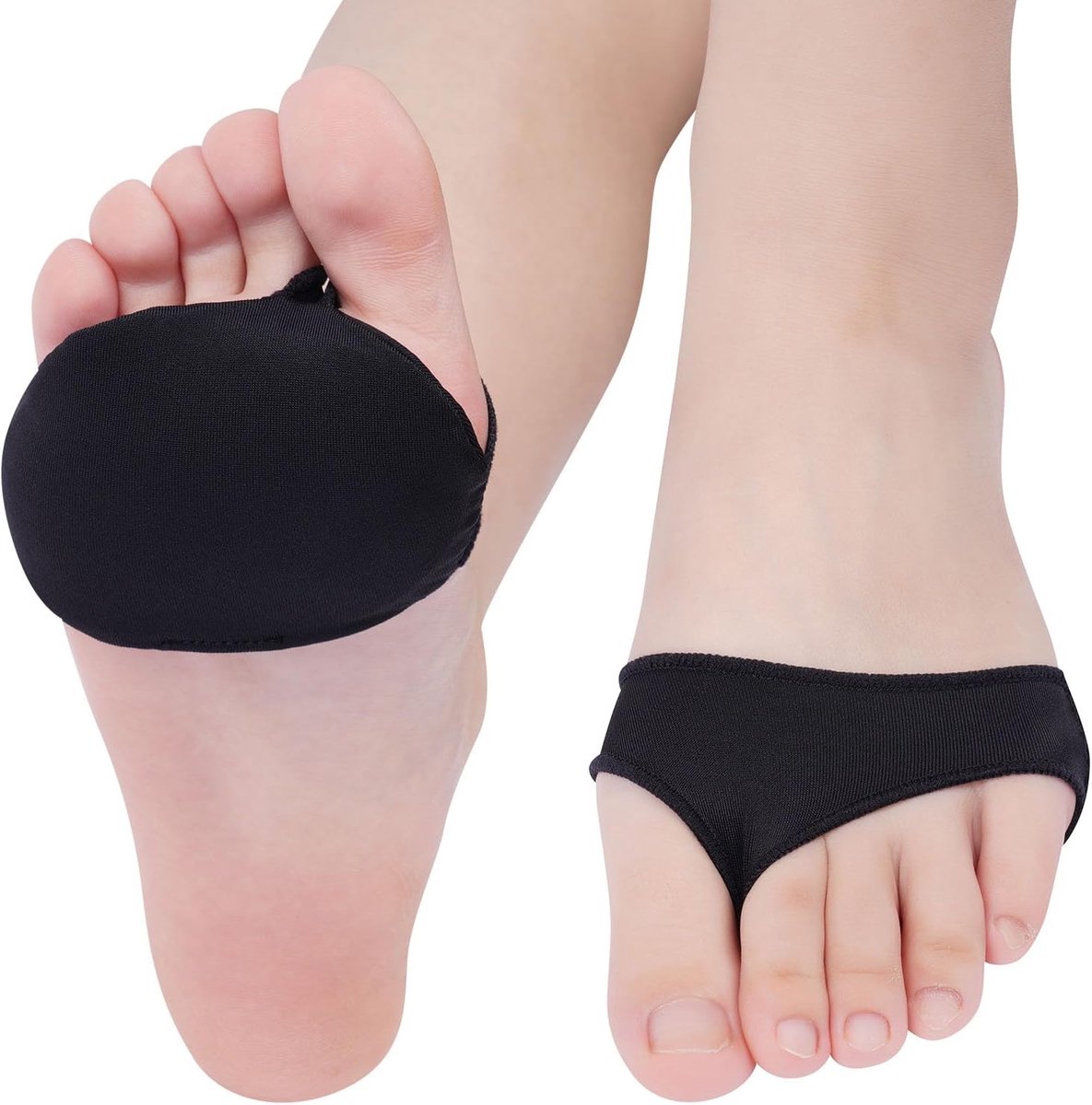 Ademend, antislip Middenvoetsbeentjes, zachte bal voetkussens voor dames en heren, verlichtende voetkussens voor de voorvoet