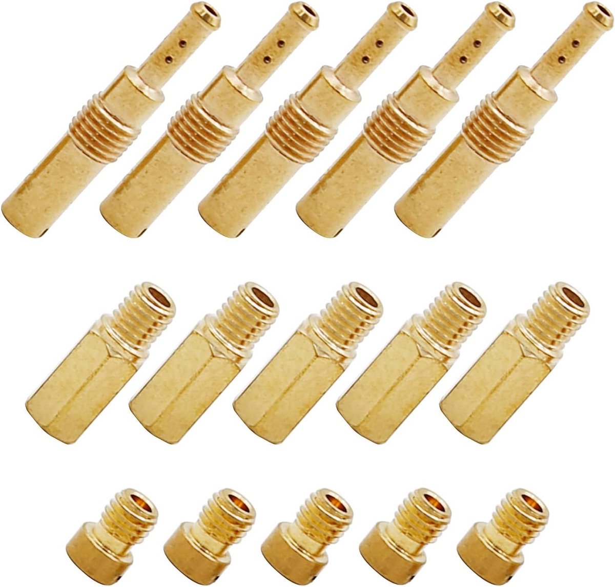 30 STKS Carburateur Main Jet Slow Pilot Jet Kit, Inclusief 20 stks Carburateur Main Jets en 10 stks Slow Pilot Jet Voor Keihin OKO KOSO PE en PWK Carb