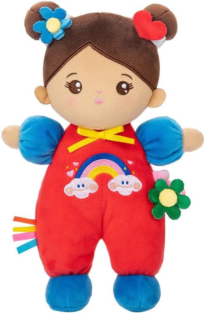 mini pop bruin leer