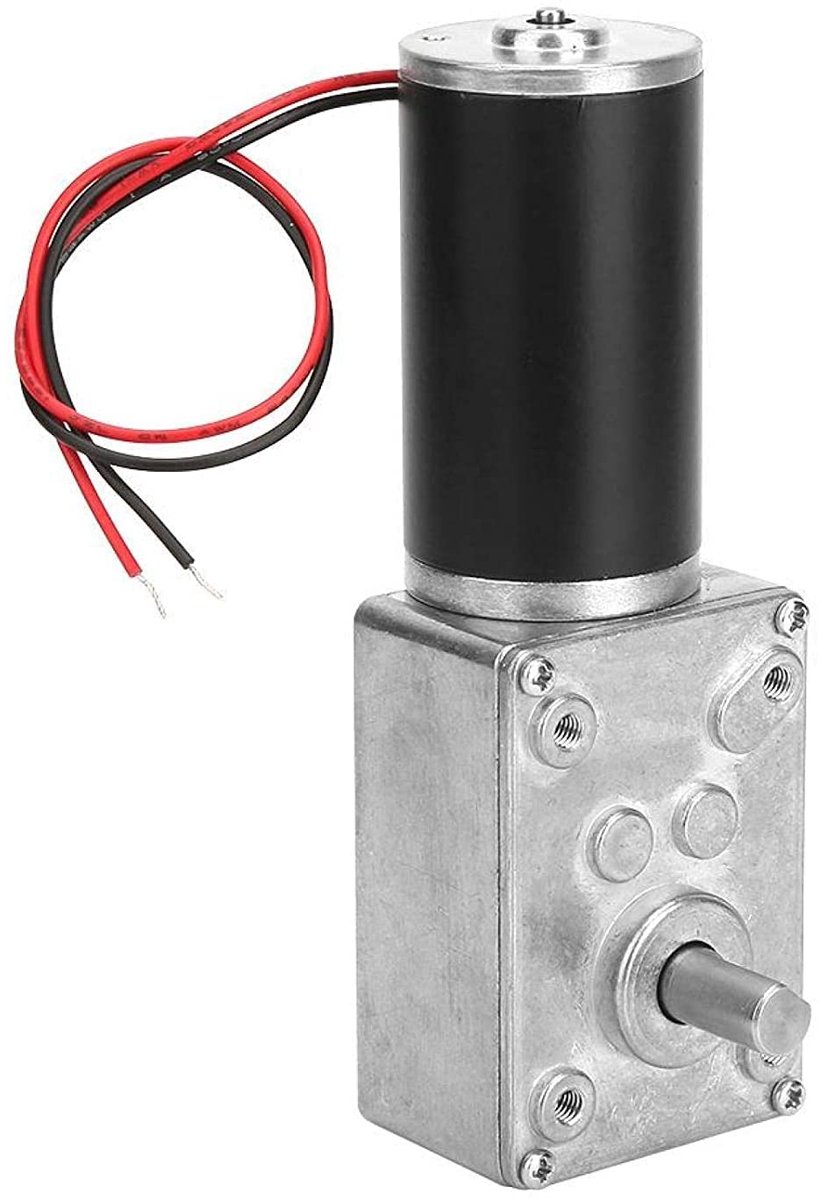 12 V 20 RPM DC wormmotor 67 kg.cm 31 mm hoge torsie zelfremmende motor omgekeerde mini-turbine transmissiemotor voor doe-het-zelf robots draaitafel deurslot gordijn machine