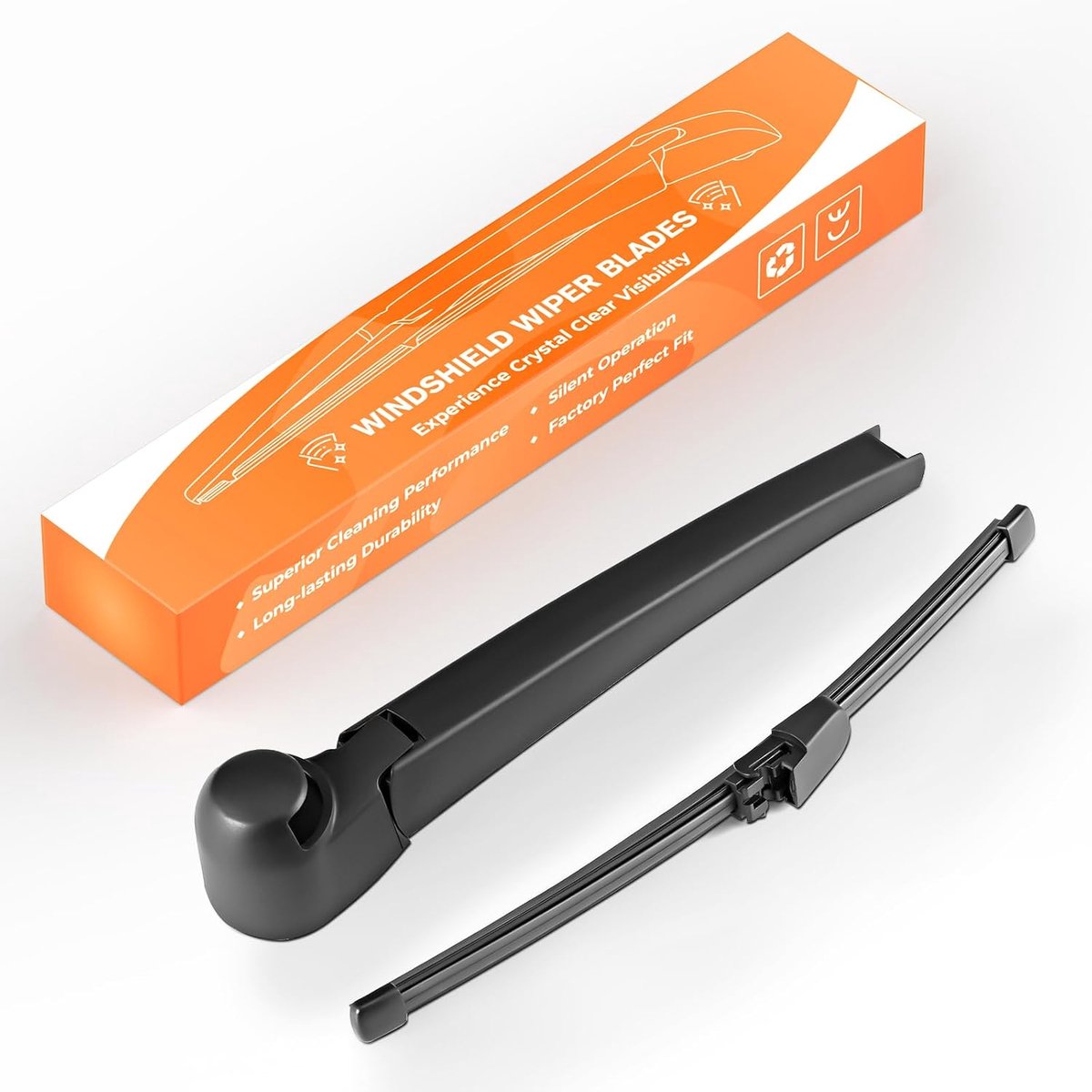 Achterruitenwisser Wisserblad en Wisserarm Achter Achterruitenwisser Wisserbladset Ruitenwisser Wisser Set voor VW PASSAT VARIANT 3C 2006-2014 Vervangende Achterruitenwisserarm
