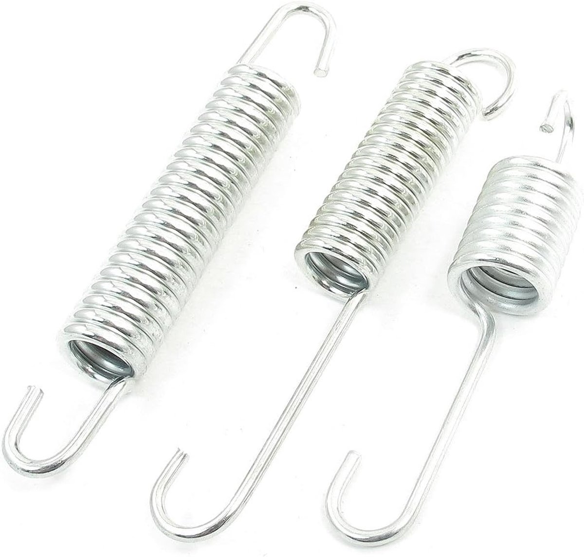 3 in 1 Ring Metalen Motorfiets Kickstand Lente Zilver Toon
